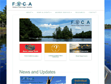 Tablet Screenshot of foca.on.ca