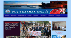 Desktop Screenshot of foca.gov.tr